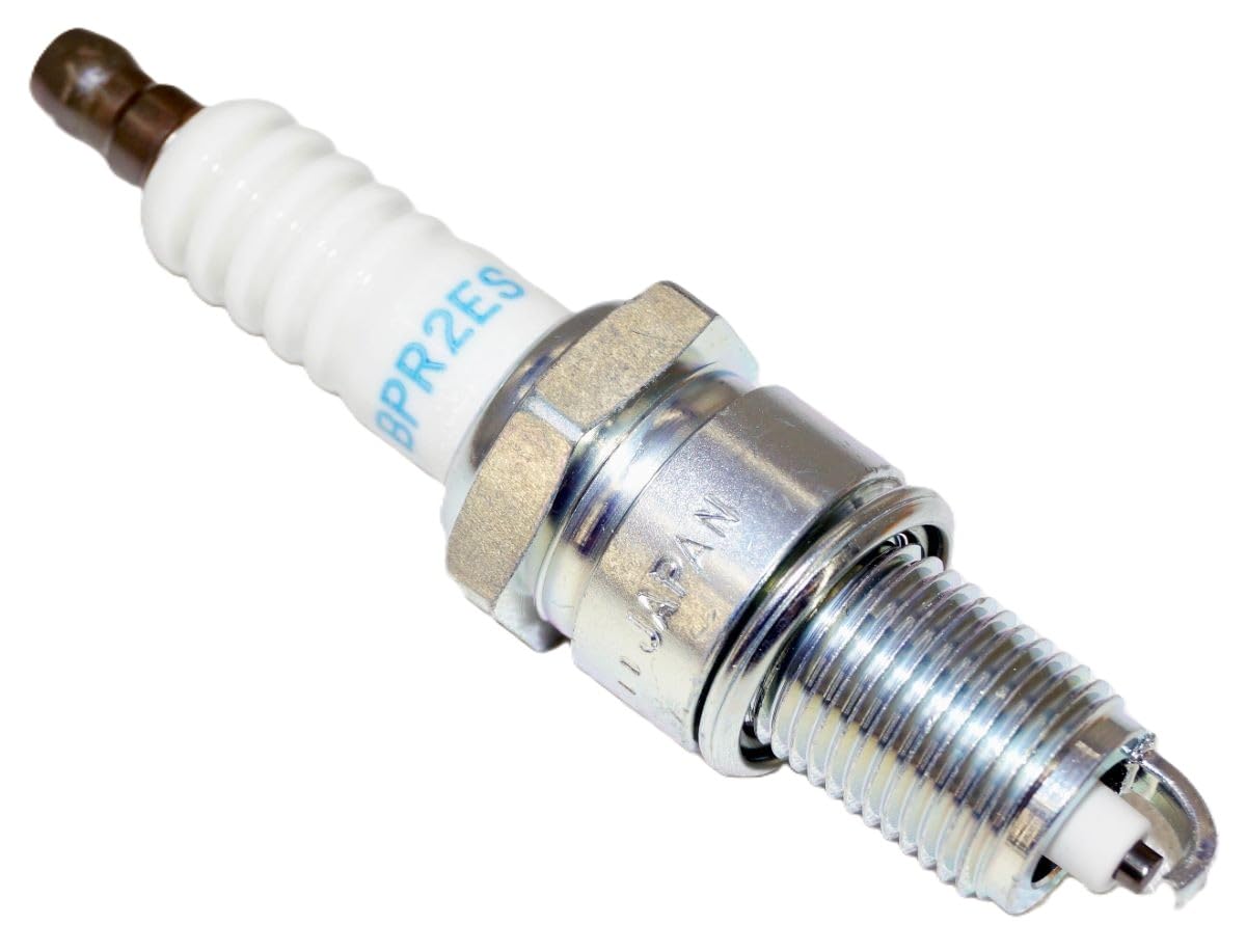 NGK BPR2ES spark plug heat-dissipation design supports engine performance