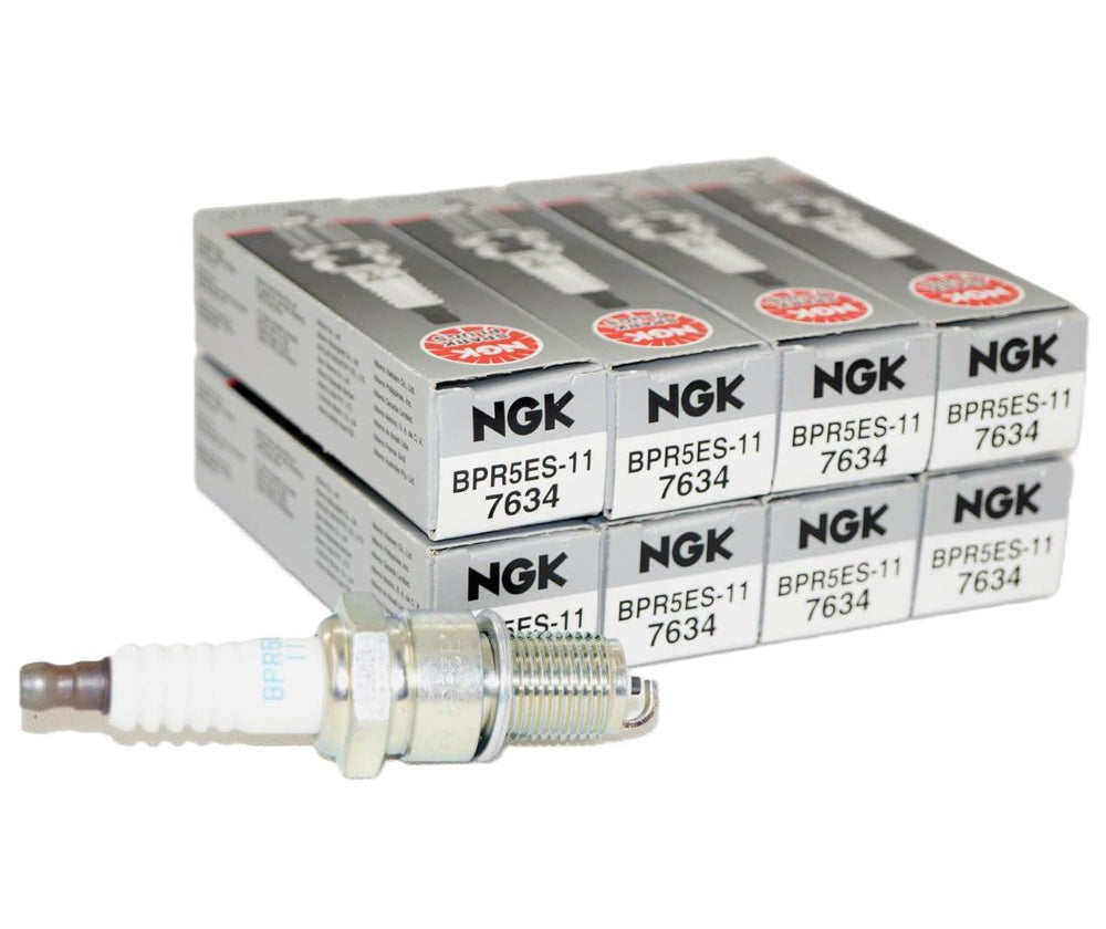 NGK BPR5ES-11 8-pack spark plugs ready for reliable ignition and smoother starts.