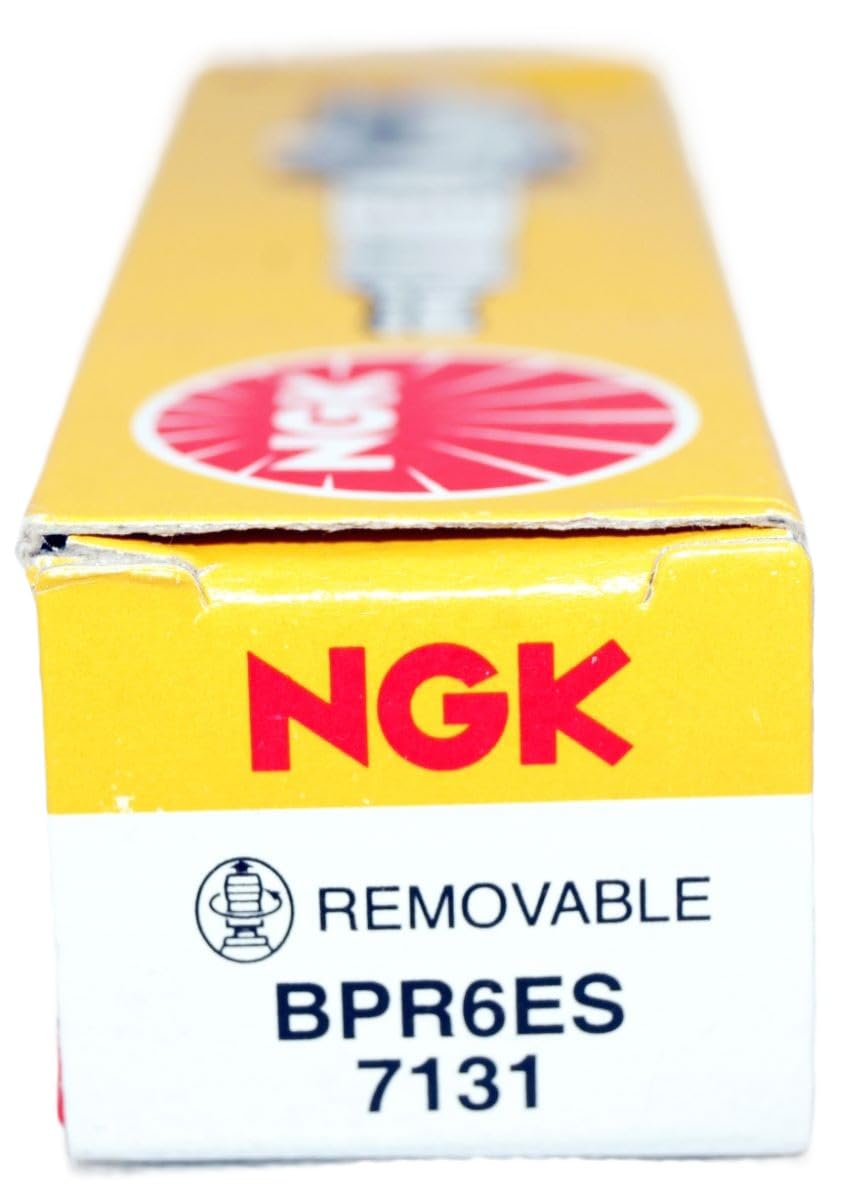 NGK BPR6ES installed in engine bay demonstrating steady ignition