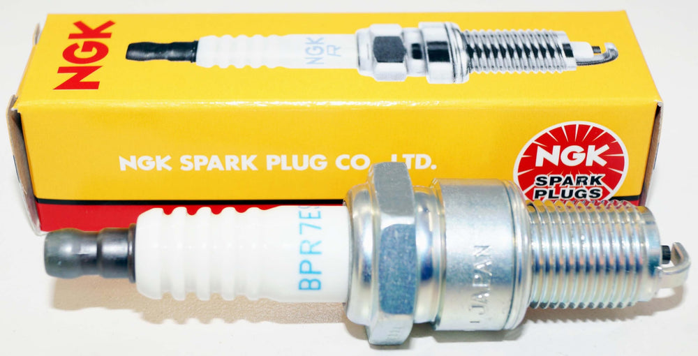 Solid copper-core NGK BPR7ES spark plug for a stronger spark.