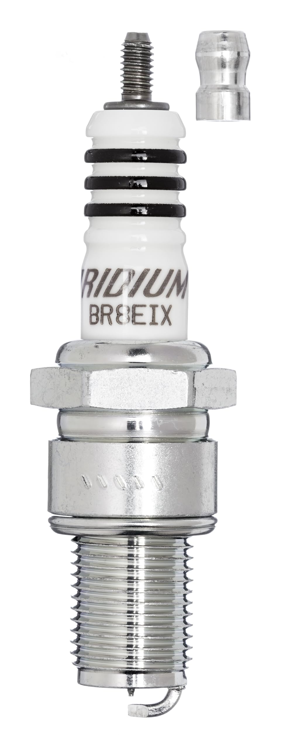 NGK BR7EIX triple gasket seal helping prevent combustion gas leakage.