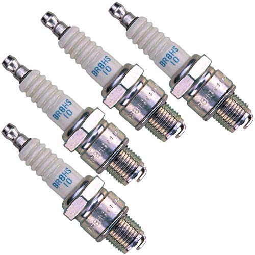 NGK BR8HS-10 spark plug for motorcycle engines delivering crisp throttle response.