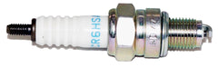 NGK CR6HSA spark plug ceramic insulator detail for reliable ignition.