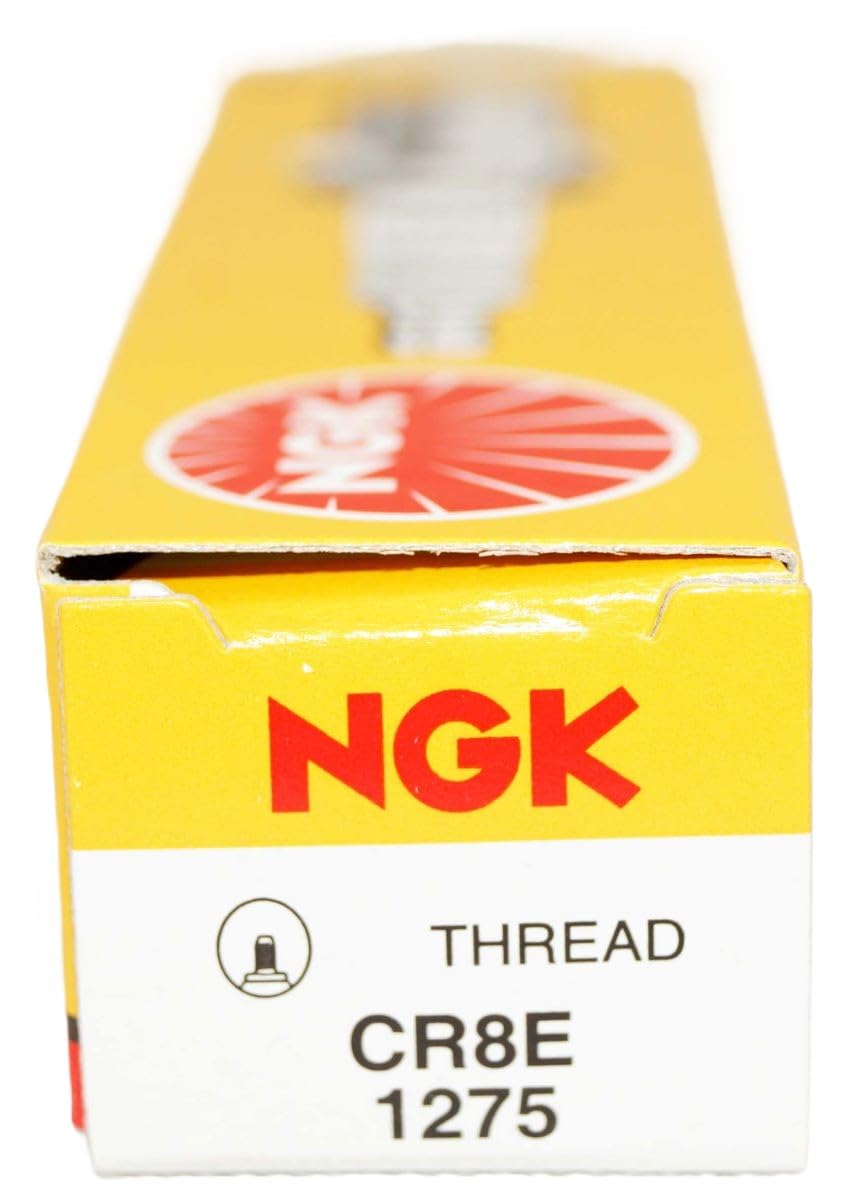NGK CR8E spark plug action shot suggesting reliable ignition in everyday use