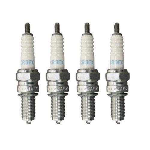 NGK CR9EK spark plug four-pack ready for direct replacement