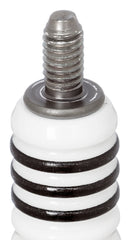 NGK DCPR6EIX spark plug ceramic insulator close-up for stable heat management