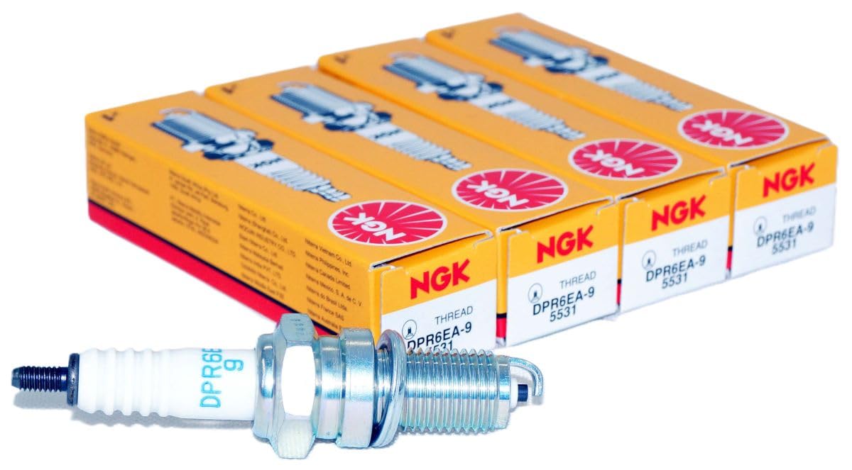 NGK DPR6EA-9 4-pack box showing reliable ignition components