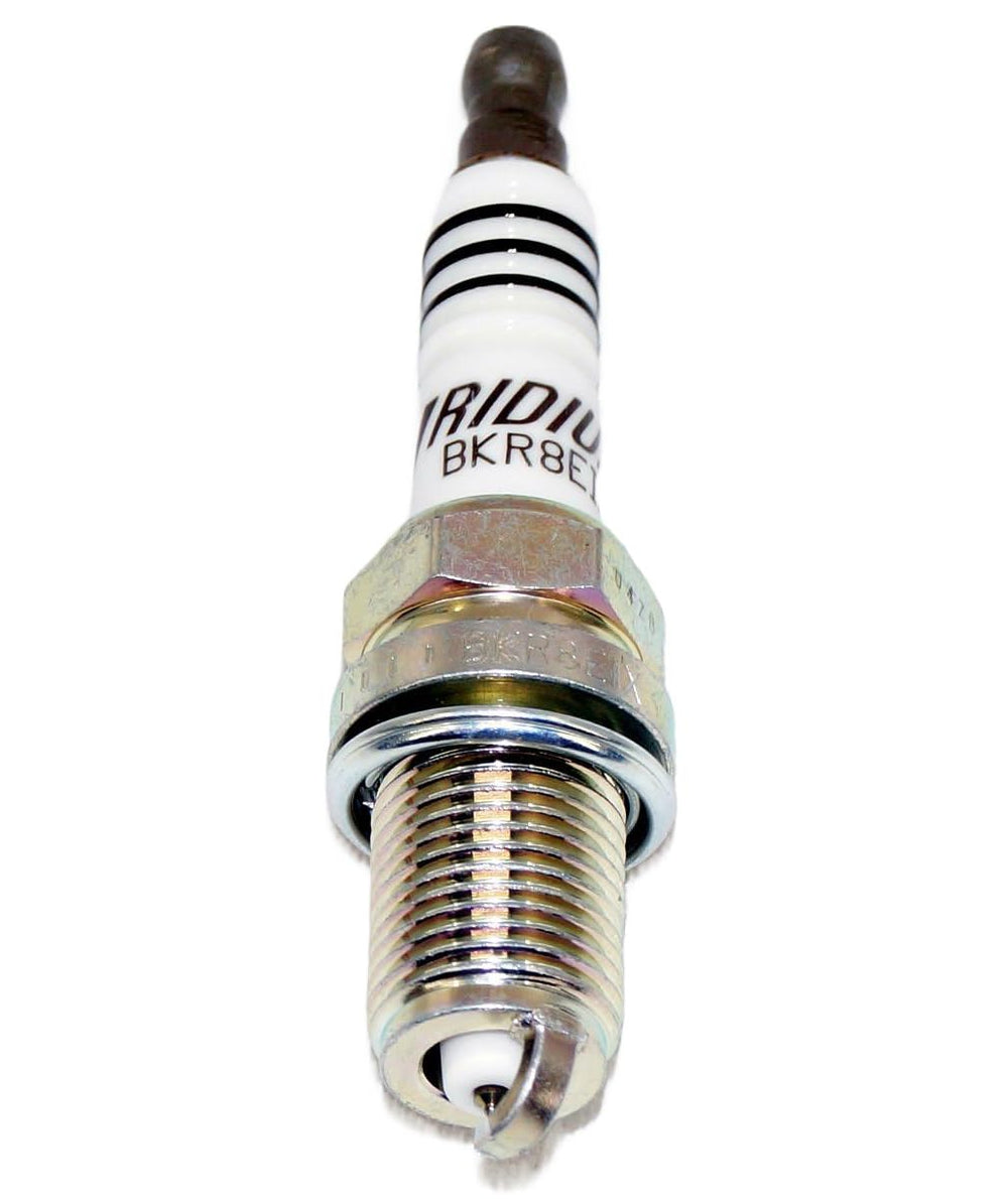 NGK Iridium IX spark plug BKR8EIX 2668 ceramic insulator detail
