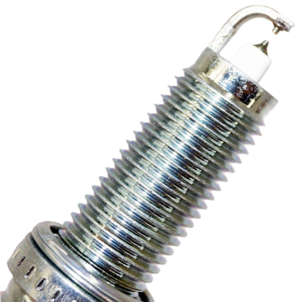Electrode assembly of NGK Laser Iridium 94702 highlights durable tip design.