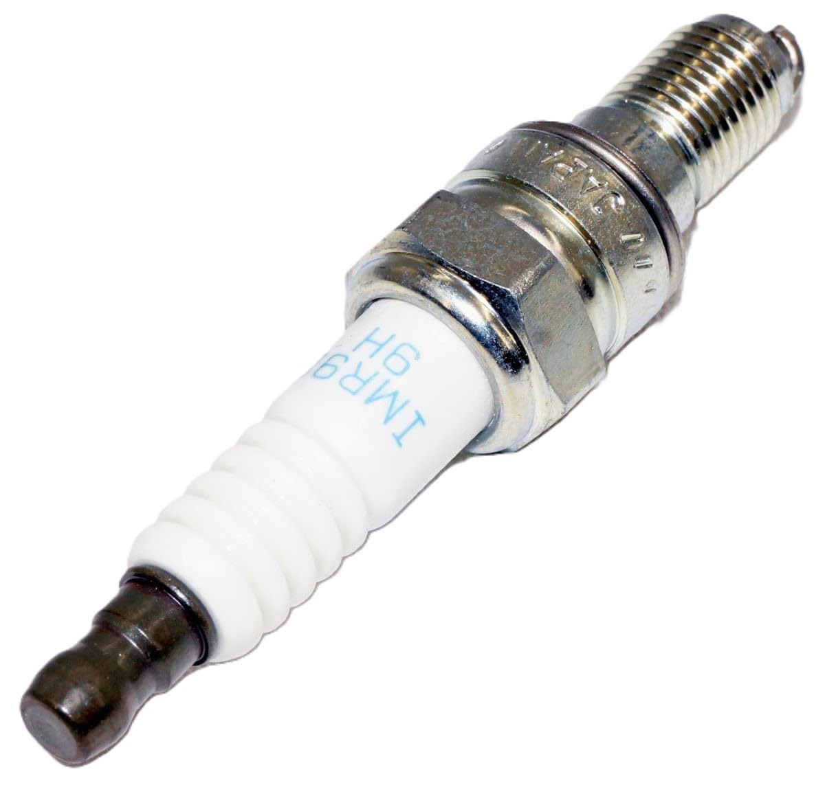 NGK Laser Iridium plug close-up shows tough electrode design