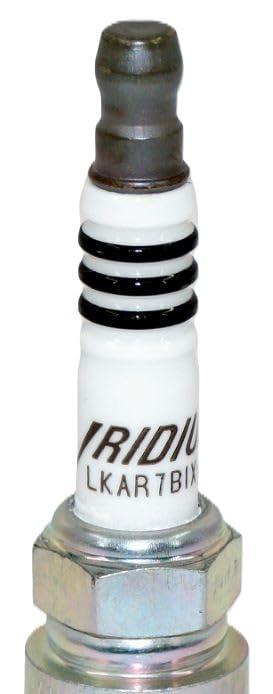 NGK LKAR7BIX-11S insulator nose image highlighting extended nose to prevent fouling
