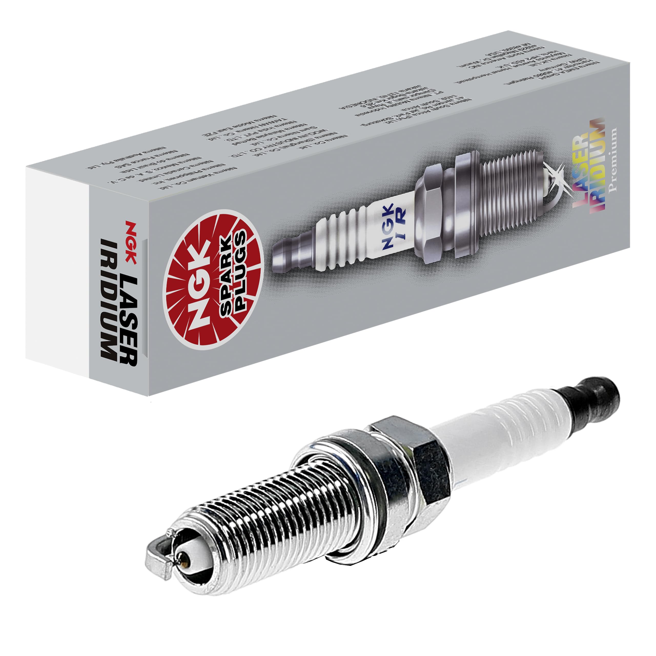 NGK LKAR8AI9 laser iridium spark plug for motorcycles, quick starts and reliable ignition.