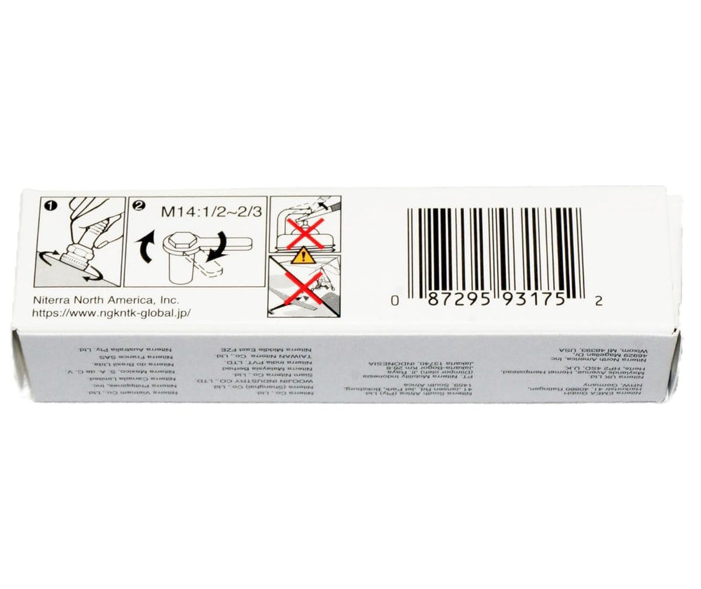 NGK LKR7DIX-11S 4-pack packaging implying performance-focused ignition components.