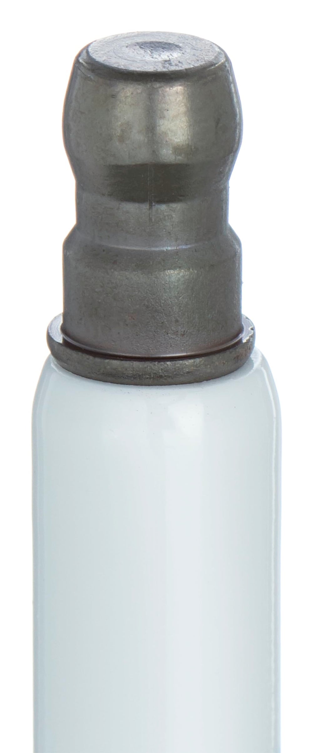NGK LMAR8D-J threaded end view demonstrates cold rolled threads protecting the cylinder head.