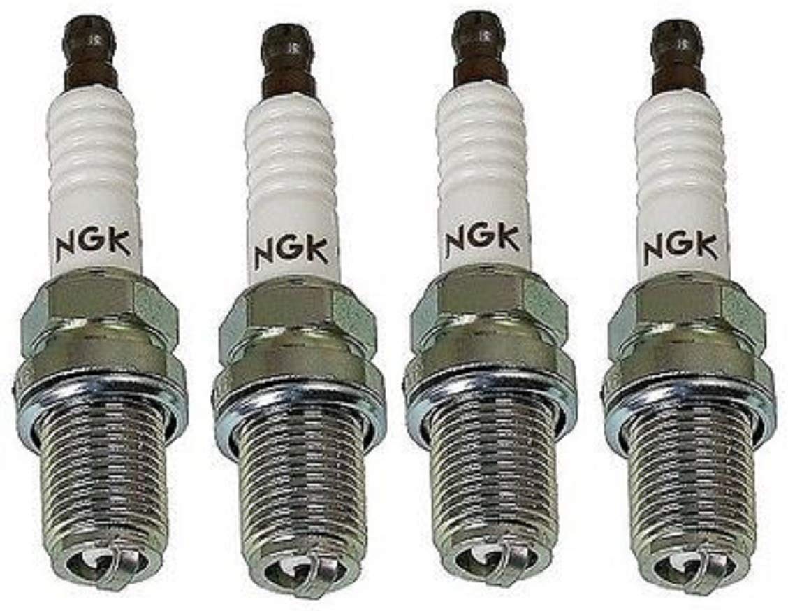 NGK 4554 racing spark plug in a 4-pack for high-performance engines