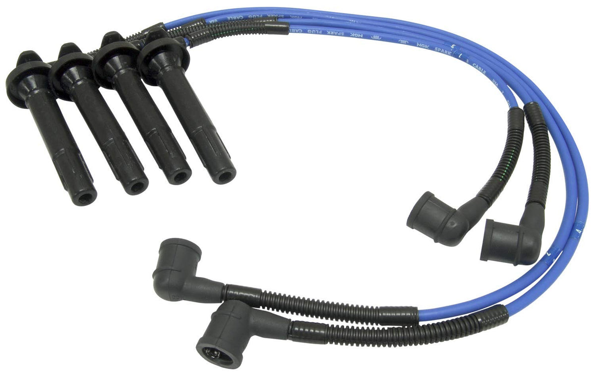 NGK RC-FX101 4-wire spark plug set with ultra-low resistance for strong ignition
