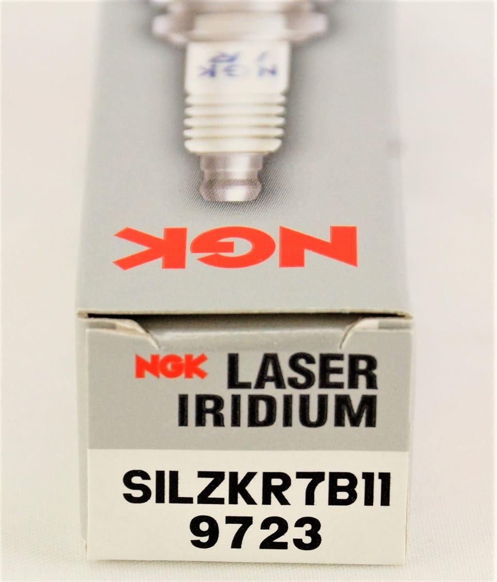 Spark plug installed in engine bay demonstrating NGK build quality.