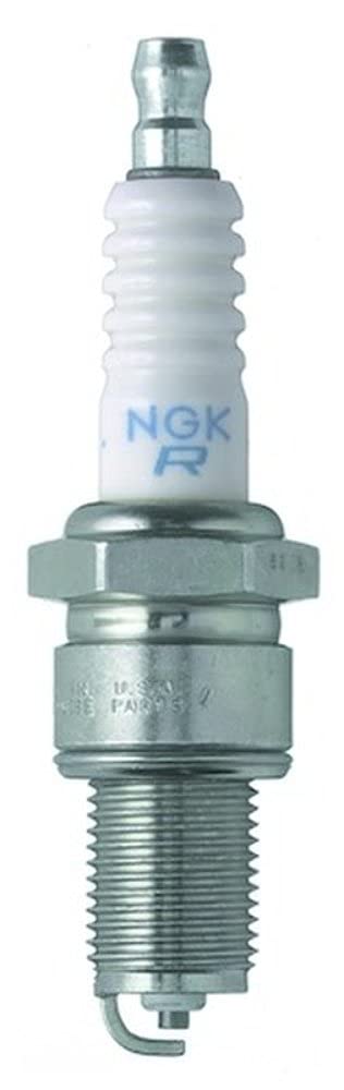 NGK spark plug 7131-4PK insulator detail reveals corrugated ribs for flashover prevention