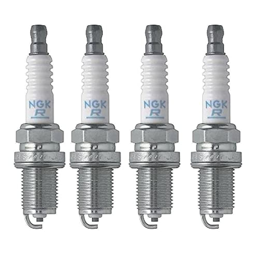 NGK BKR7E-11 spark plug close-up highlighting precision ignition.