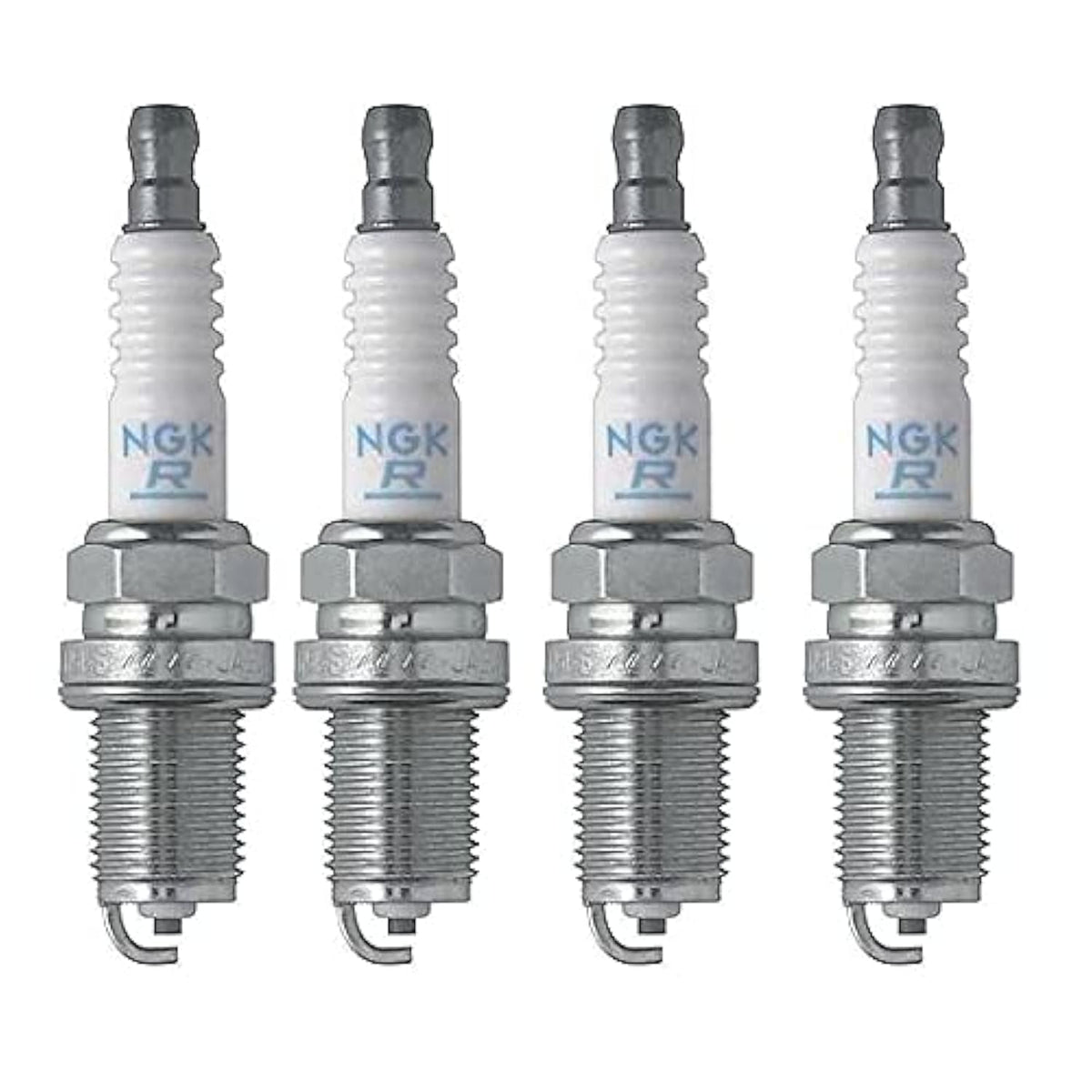 NGK BKR7E-11 spark plug close-up highlighting precision ignition.