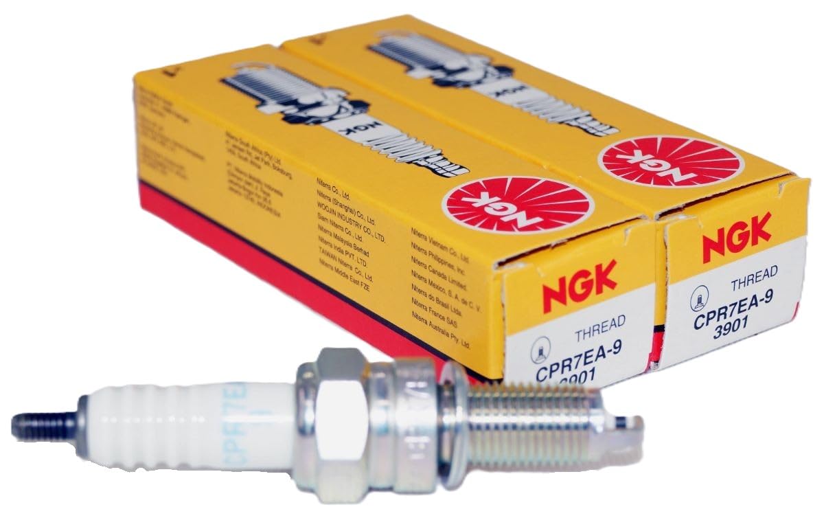 NGK spark plug set with two plugs for compatible engines