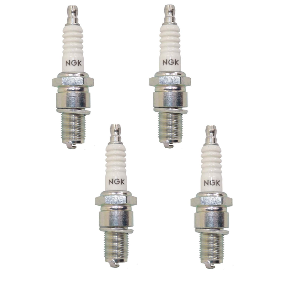 NGK standard spark plug 7734-4PK with dual ground electrodes for reliable ignition.