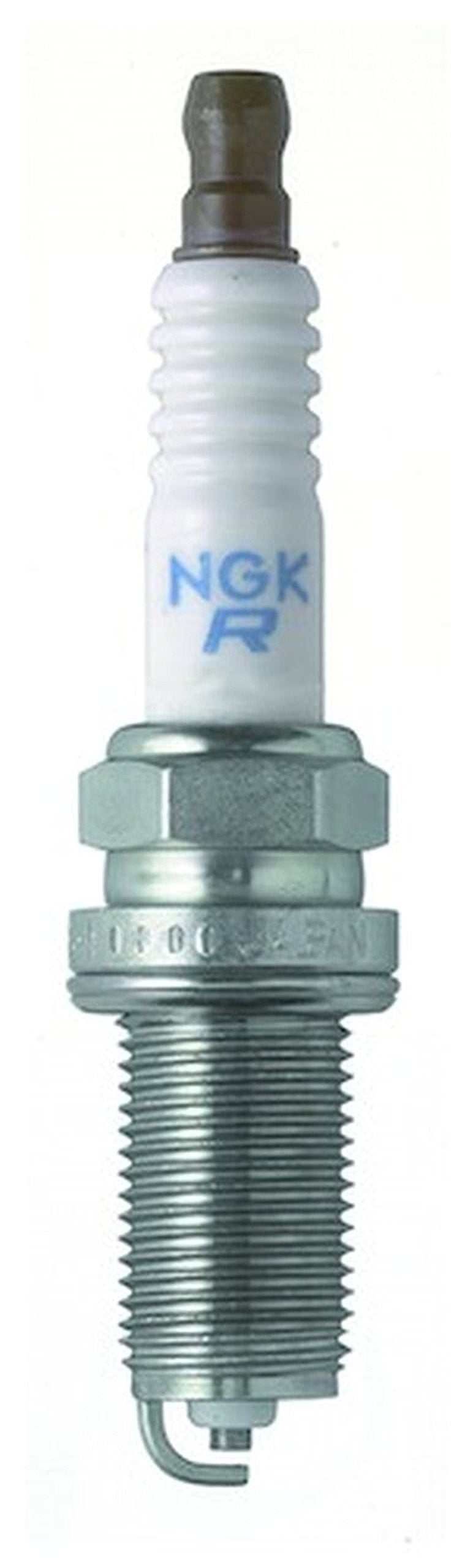 NGK LFR5A-11 spark plug close-up, four-pack, for reliable ignition