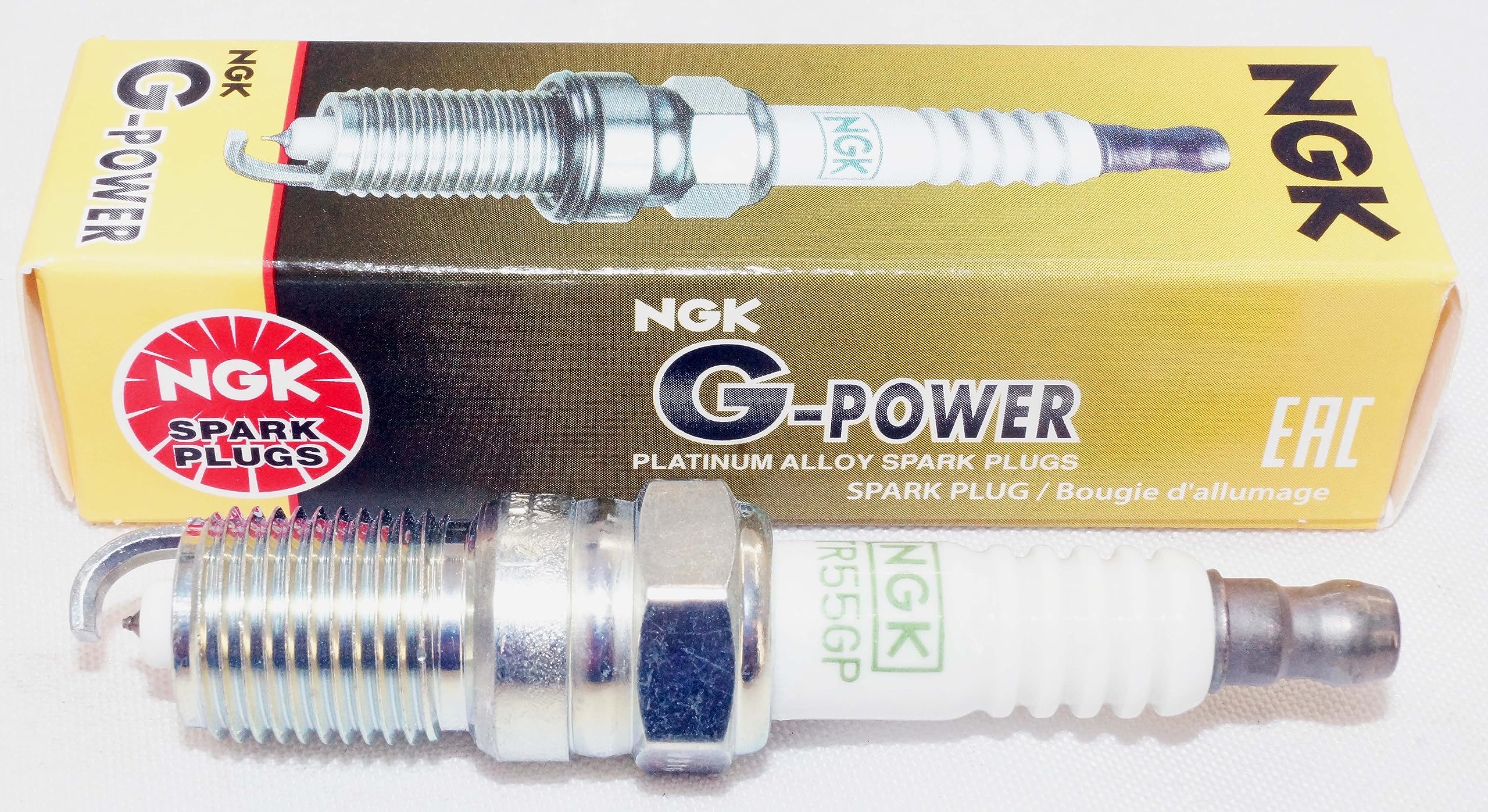 NGK TR55GP eight-pack packaging ready for maintenance and replacement.