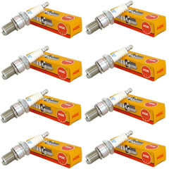 NGK V-Power UR5 spark plugs set of eight for reliable ignition