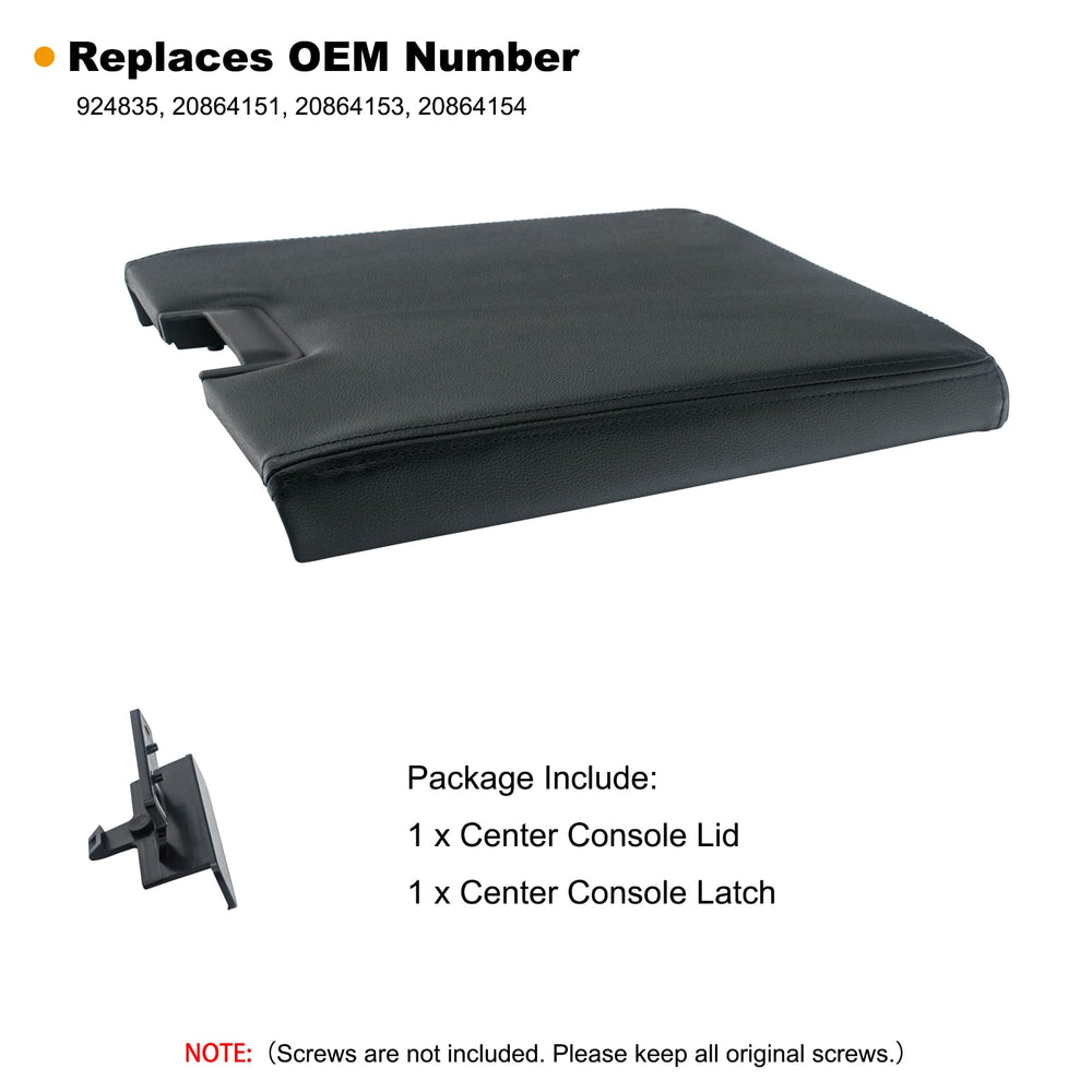 NHILES center console lid kit packaging shows included parts and care instructions.