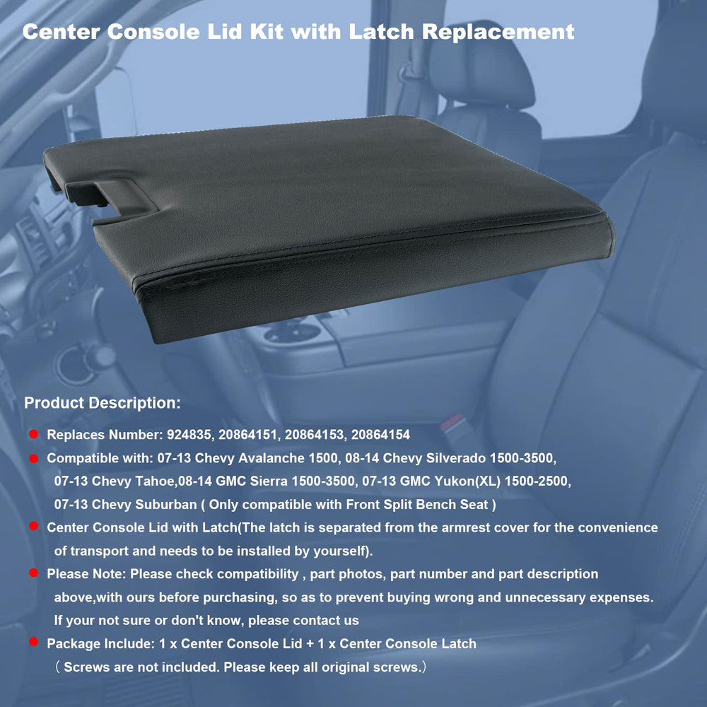 NHILES center console lid latch close-up emphasizes secure, easy-to-use engagement.