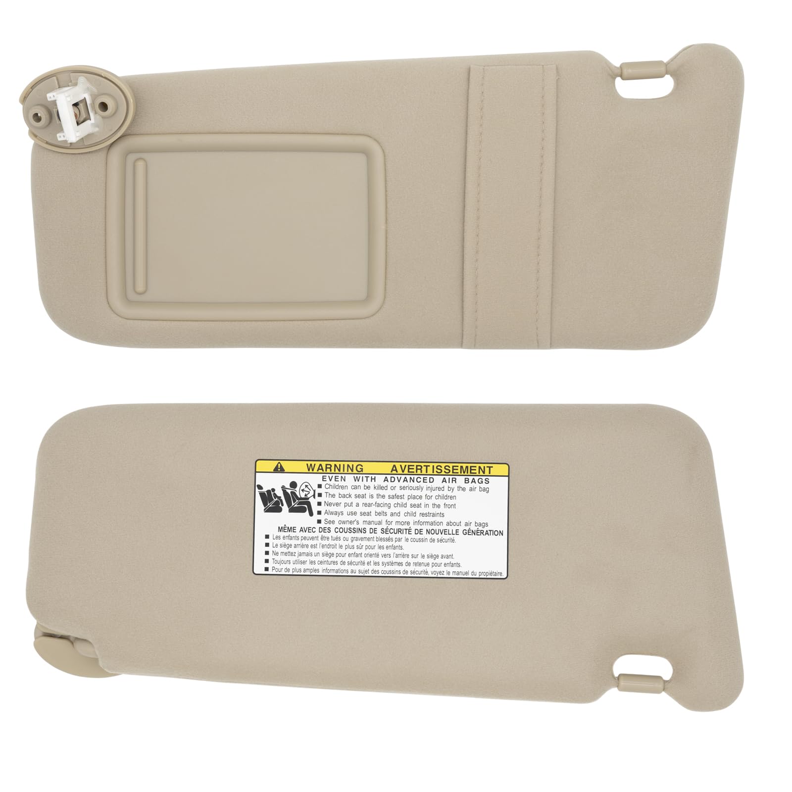 NHILES direct replacement part in beige suitable for driver side installation.