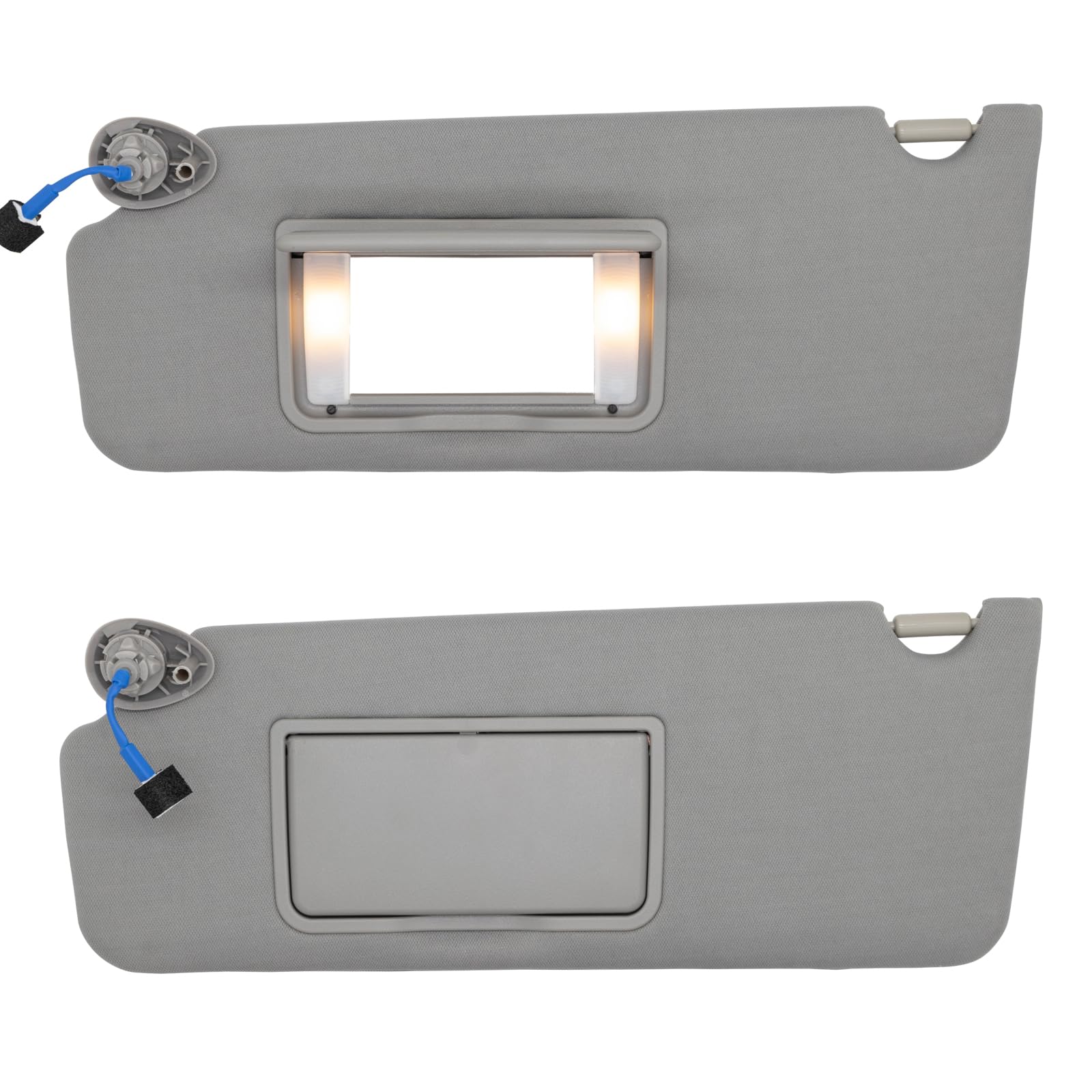 NHILES installation-ready driver-side sun visor for easy replacement.