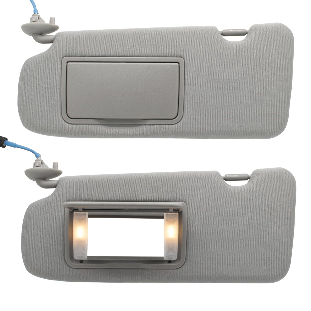 NHILES sun visor close-up gray highlights durable material and precise fit