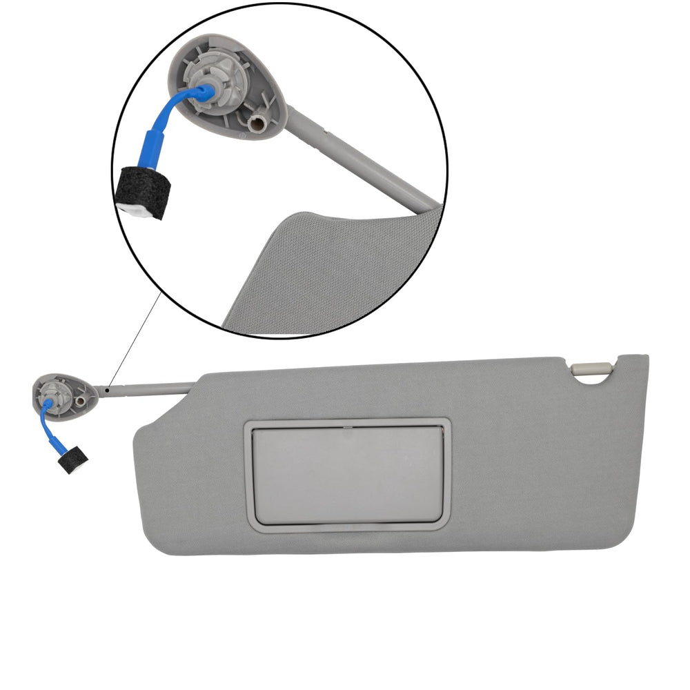 NHILES driver-side sun visor packaging ready for install.