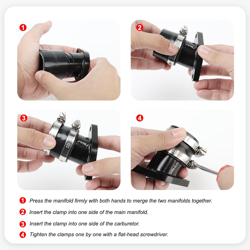 NIBBI adjustable clamp for boot enables quick installation