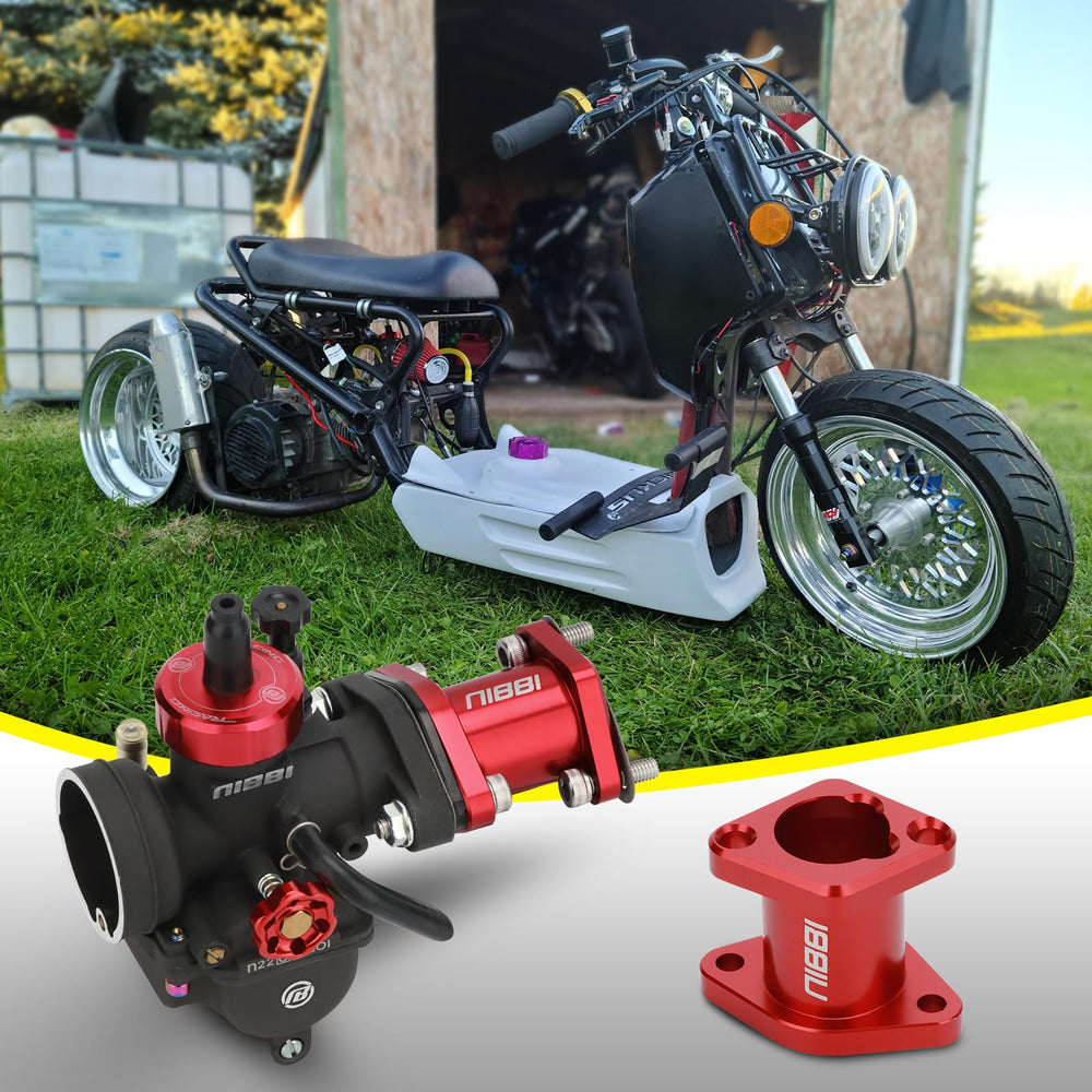 NIBBI Coleman black CNC inlet pipe adds a clean, professional look.