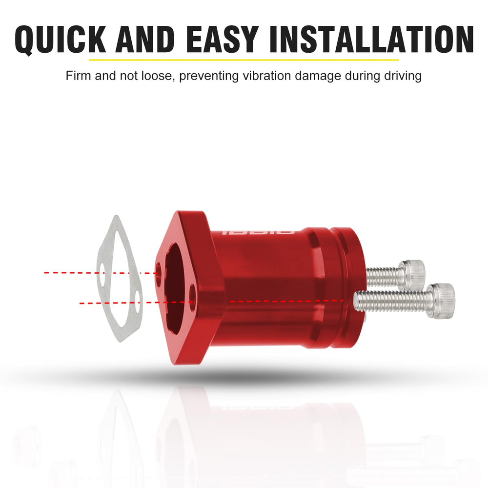 NIBBI Coleman intake manifold red install process visual