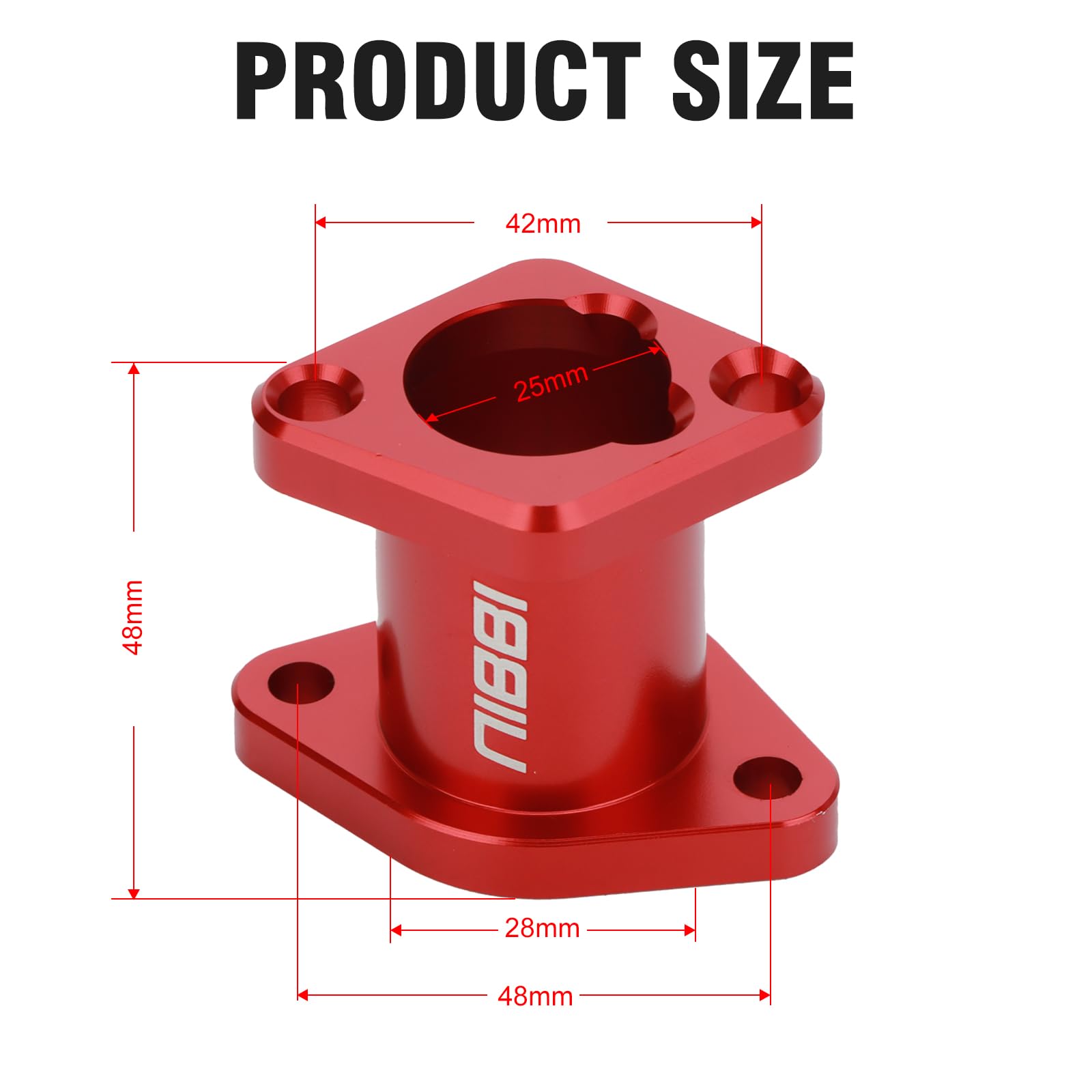 NIBBI Coleman manifold designed for VM22 carburetor compatibility.