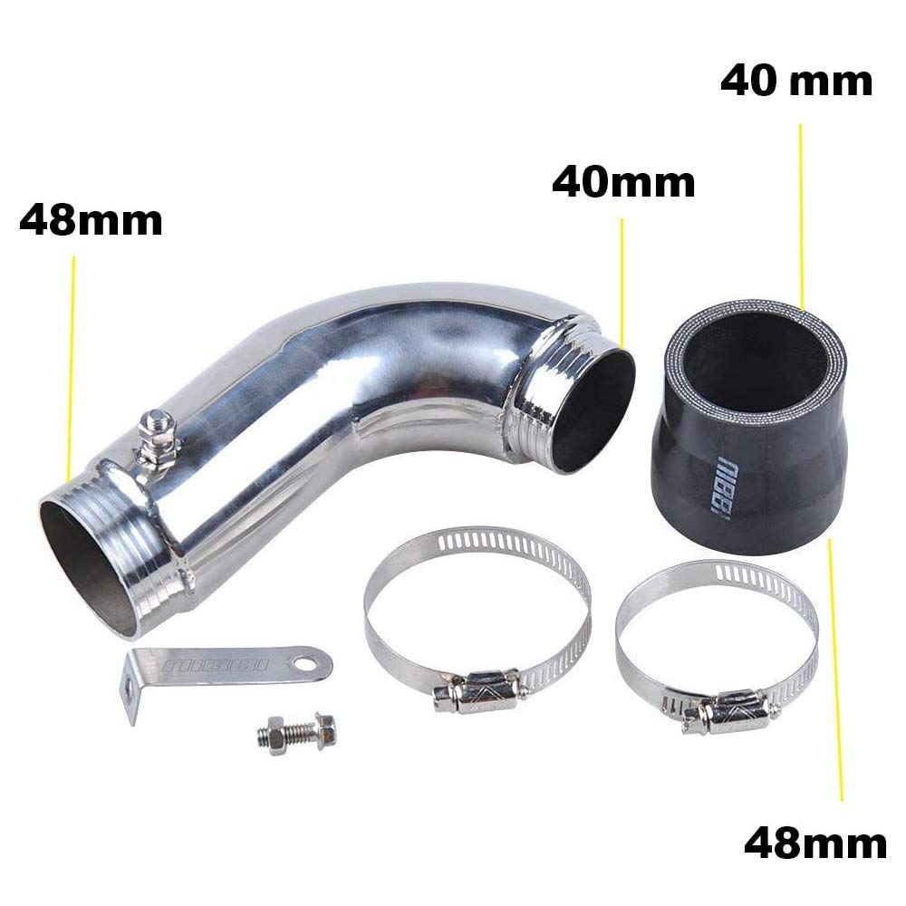 Nibbi curved-aluminum-pipe-fit-body maintains fit while avoiding emission changes.