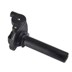 NIBBI high-sensitivity short-stroke throttle ergonomics for precise control on dirt tracks.