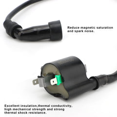 Nibbi ignition coil engine-side view highlights sturdy connectors.