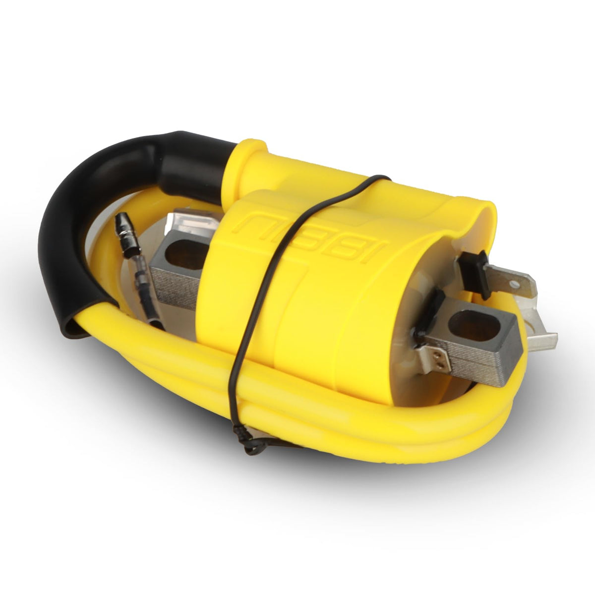 NIBBI ignition coil exterior shows rugged build for durable motorcycle performance