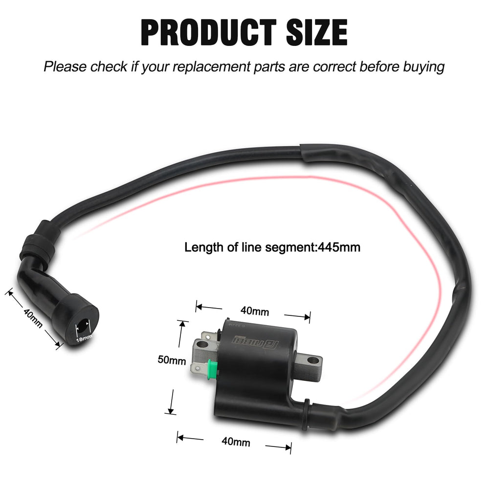 Nibbi ignition coil installed on CG125 for reliable spark delivery.