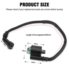 Nibbi ignition coil installed on CG125 for reliable spark delivery.