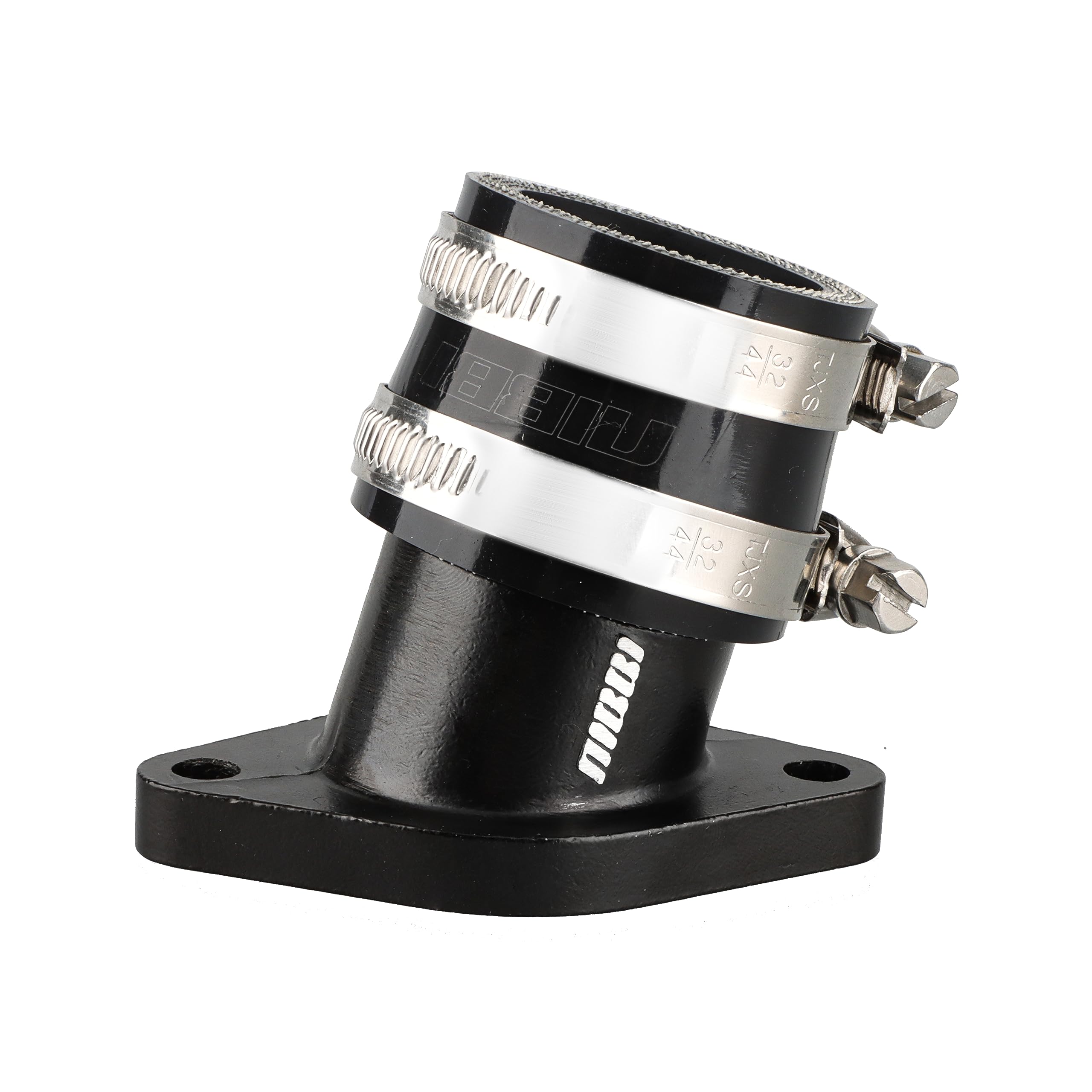 NIBBI motorcycle intake manifold boot showing solid seal for better fit