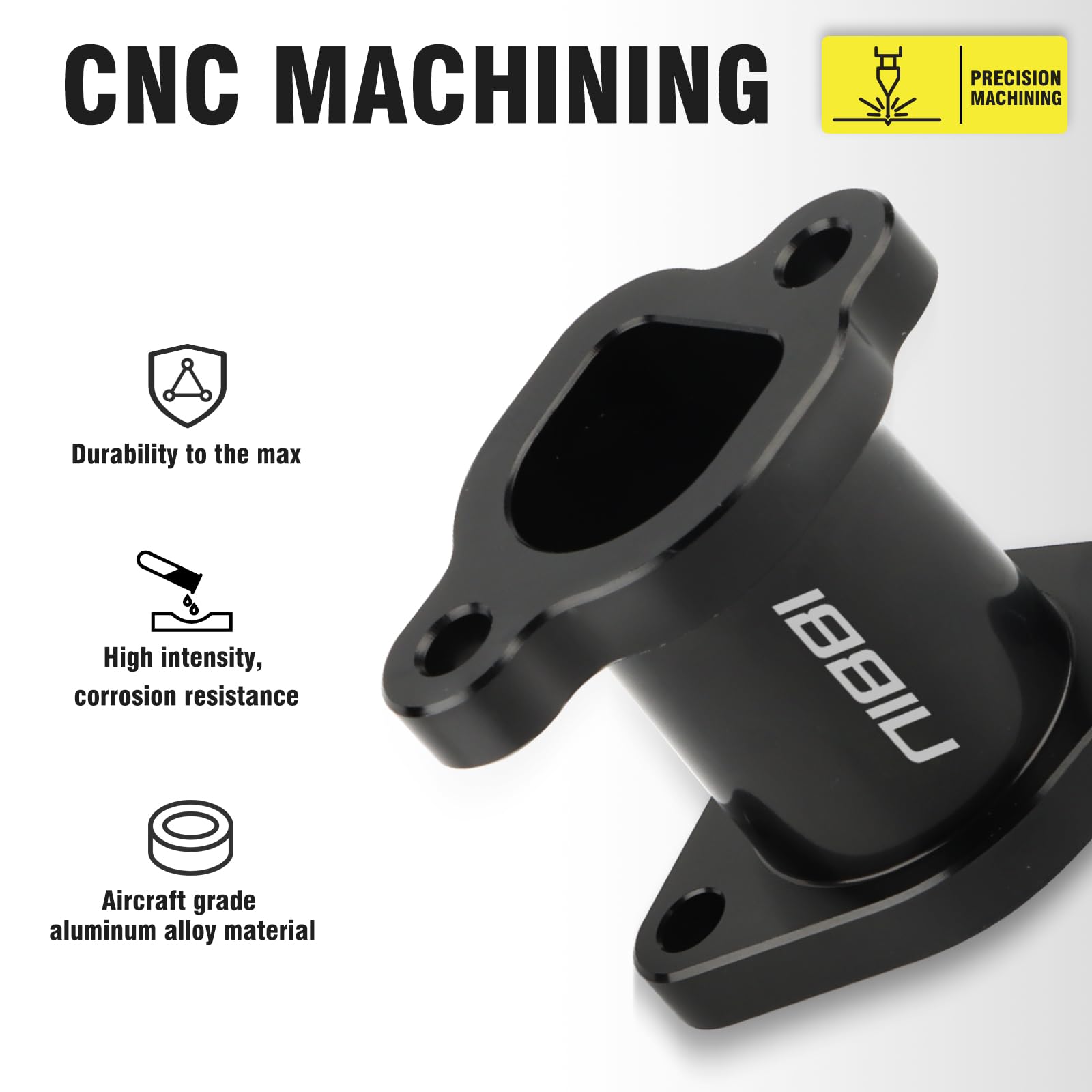NIBBI Predator 212 with D-shaped interface ensures precise engine fitment across compatible carbs