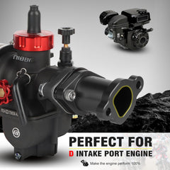NIBBI Predator 212 intake manifold top-detail showcases compact, precise interface