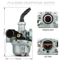 NIBBI PZ19 close-up showing jet system for quick tuning.