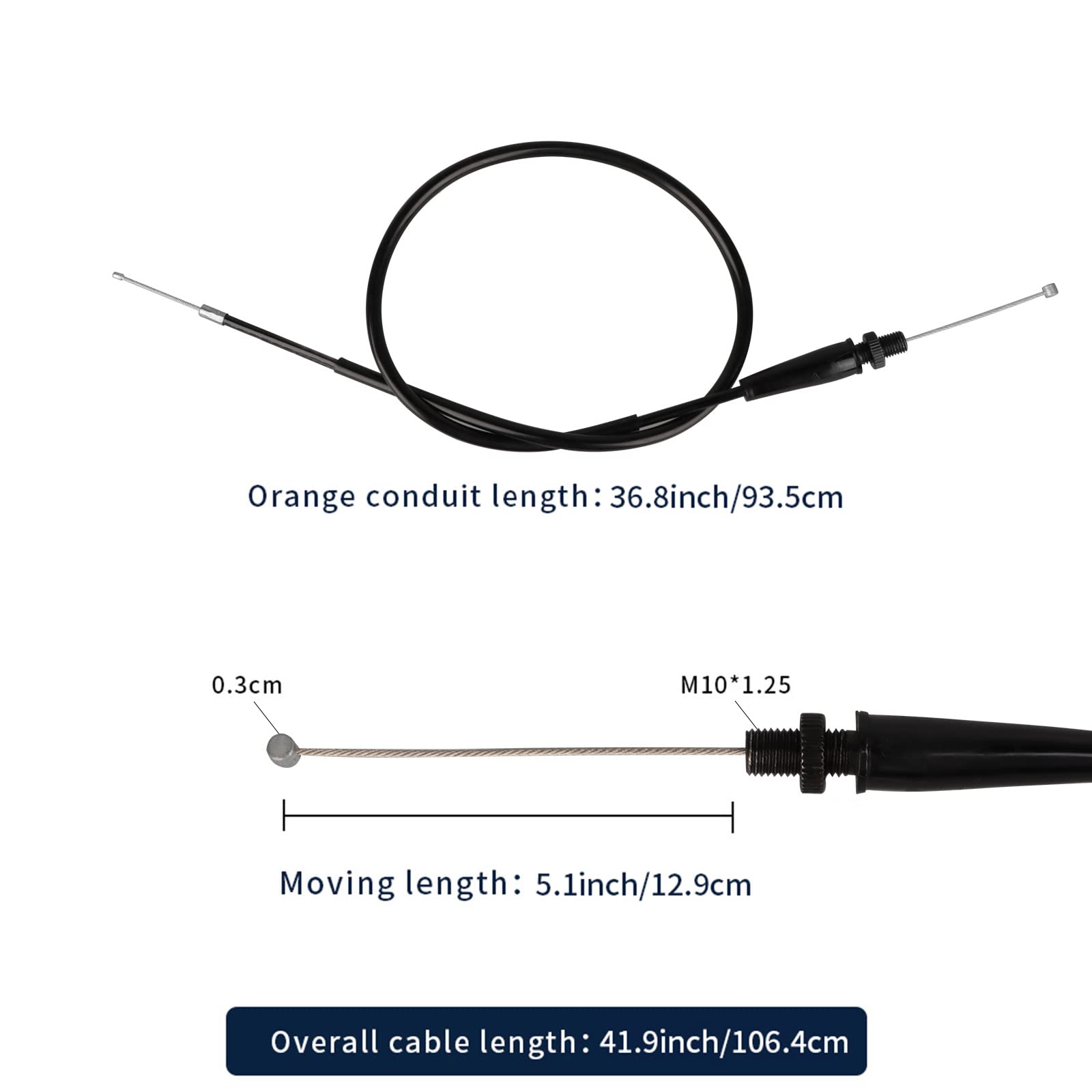 Nibbi throttle cable packaging ready for quick replacement